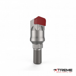 Carbide Thumbnail Bit | Long Short / Hex Pocket Head | Fits Bandit 3100 Towable Stump Grinder with Revolution Wheel | Replaces OEM Part# 900-9912-24