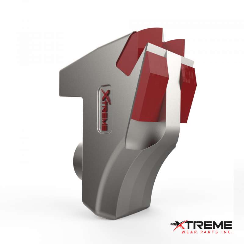 Dual G1 Carbides | Dual Face G1 Carbide Wear Protectors | Single M20 Allen Socket Bolt Style  |  Replaces CMI TWISTER II C175 Forestry Mulching Teeth using FAE Mulcher Heads - 140U / 200U / 300U