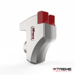 Dual G1 Carbides | Single M20 Allen Socket Bolt Style | Replaces FAE Type C Rock/Stone Crusher Teeth on Models -  UML/SSL/VT ( 2014 & Older Models )  - Parts #112800009-K  *** DOES NOT FIT FAE C/3 TOOTH DESIGN MODELS USING A T-BOLT/NUT FASTENER ***