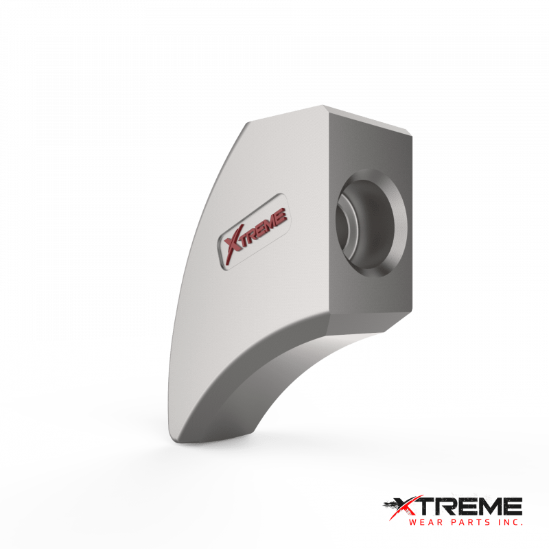Anvil Teeth Holder for FAE Type C Single M20 Bolt Teeth | Fits  FAE UML /EX Forestry Teeth Holder for 12 inch Diameter Drum | Replace OEM Part# 311521000 