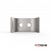 Steel Forged Knife Edge Bit | 2.7" Wide x  4.8" Length | 2-Bolt x 1-11/16" on Center Bolt Spacing | 3/4" Fasteners | Fits Precision Husky 5100 Horizontal Grinders | Replaces Peterson OEM Part# 100119