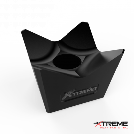 Beaver Teeth | Hardened Treated Steel | 2" x 2" Shankless with 3/4" NF Thread | Replaces Quadco OEM Part# QH10103T