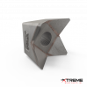 Carbide Beaver Teeth | 2-5/16" x 2-5/16" Shankless with 1" NF Thread | Replaces Timberblade Gator Teeth OEM Part# XC25NS / GC23NS / PP23NS