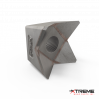 Carbide Beaver Teeth | 2-5/16" x 2-5/16" Shankless with 1" NF Thread | Fits Advanced Forestry Equipment (AFE) RDM38EX Compact Mulchers | Replaces OEM Part# LBT-250