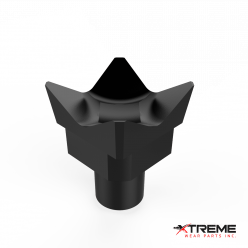 Beaver Style Tooth | Hardened Treated Steel | Fits Torrent EX30RPM Forestry Mulcher Head | Replaces OEM Part# Q10761T / 3028000