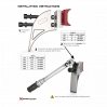 Reversible Planer Knife | Hardened Treated Steel | Used with XFM-LO262-A Adapter | Fits on Loftness G2-51CCH / 61-CCH / 71CCH Forestry Mulcher |  Replaces OEM Part# N24279