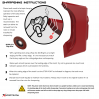 Reversible Planer Knife | Hardened Treated Steel | Used with XFM-LO262-A Adapter | Fits on Loftness G2-51CCH / 61-CCH / 71CCH Forestry Mulcher |  Replaces OEM Part# N24279